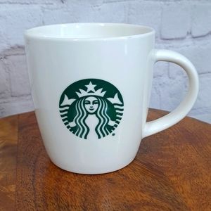 Starbucks White Logo 12oz Coffee Cup